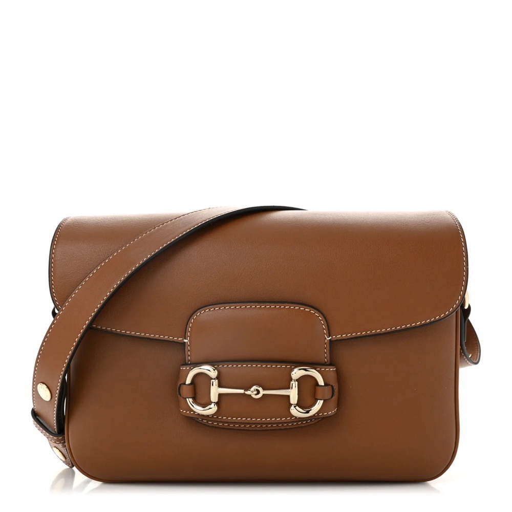 Brown Leather Shoulder Bag